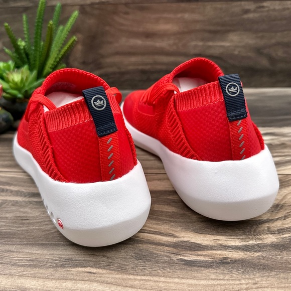 NIB Peter Millar Hyperlight Glide Sneaker US 8 Red A SMALL SNAG ON SHOE LACE - Picture 9 of 15